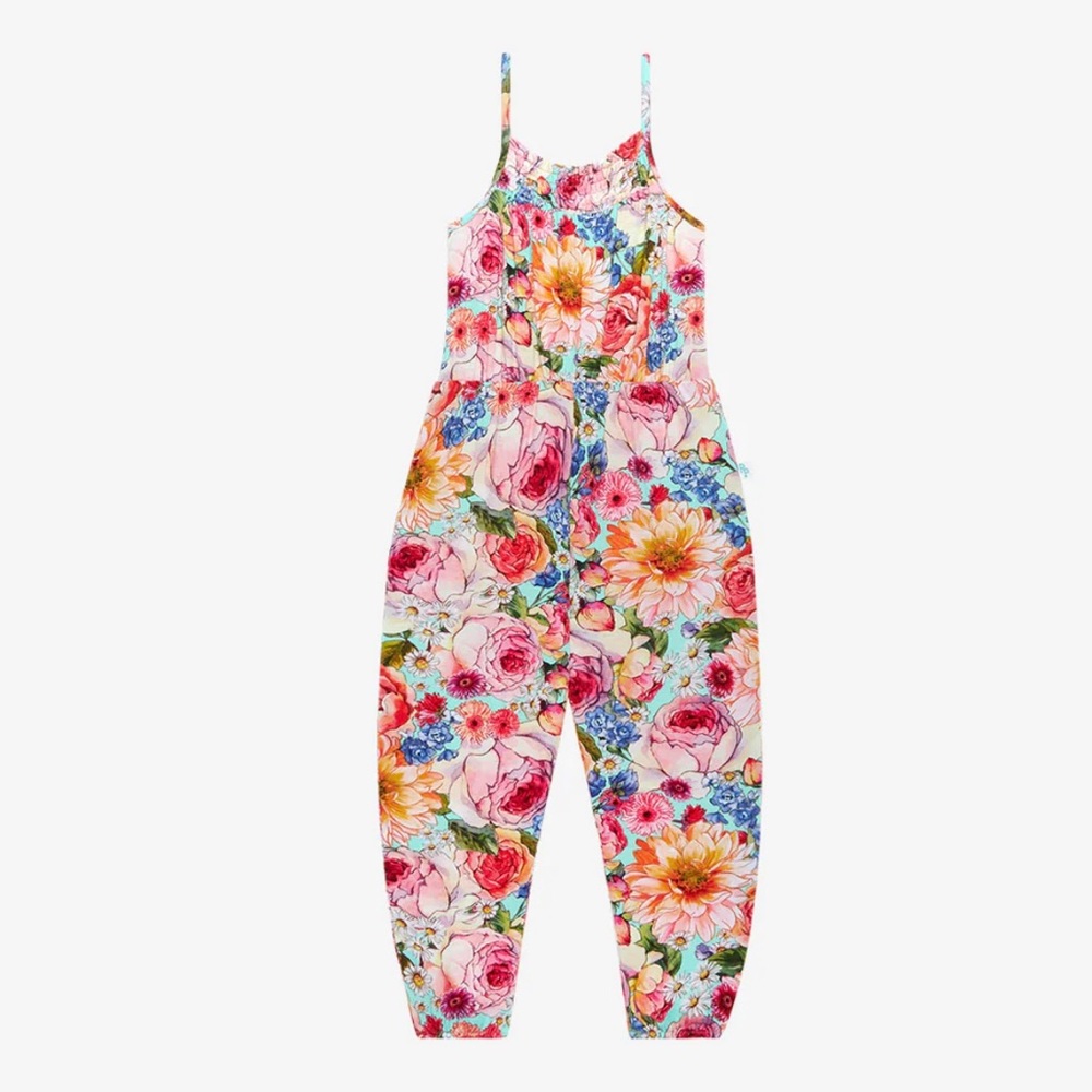 Posh Peanut Shirley Sleeveless Smocked Jumpsuit